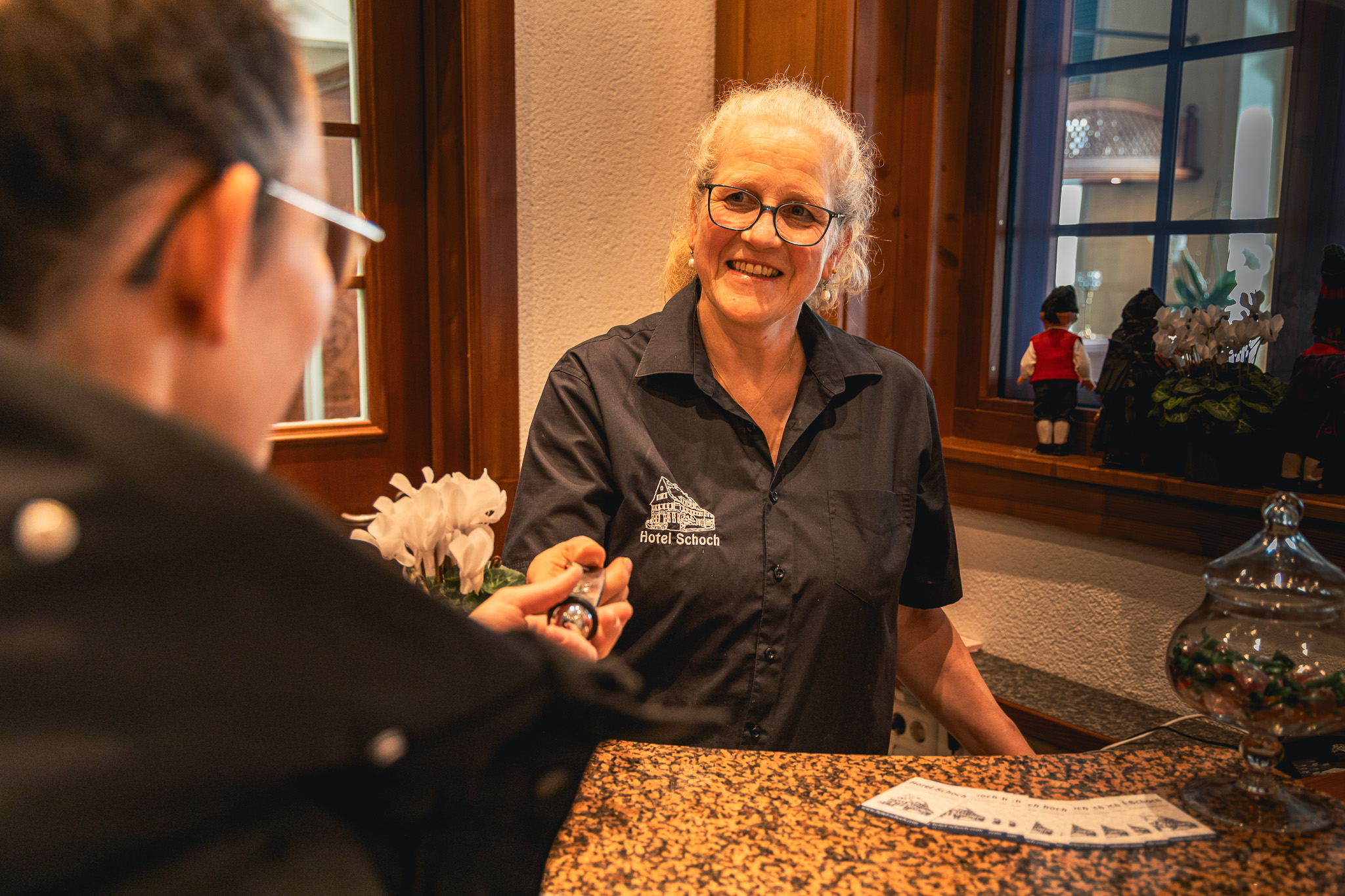 Rezeption Hotel Schoch